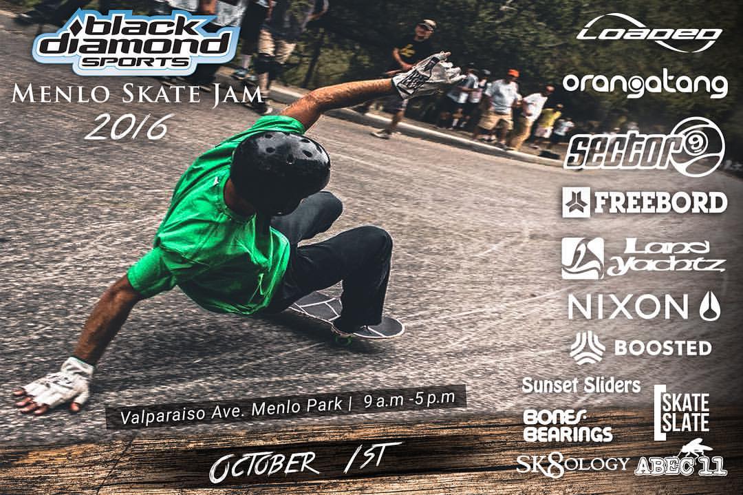 2016 Menlo Skate Jam – Saturday, October 1st from 9am-5pm