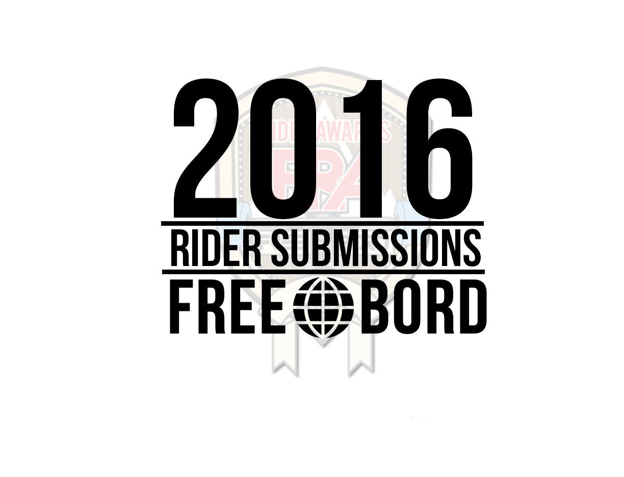 2016 Rider Nomination Submissions